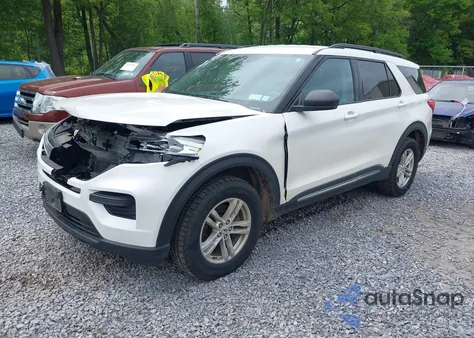 2021 Ford Explorer Xlt из США, поврежденный, VIN 1FMSK8DH1MGA90351